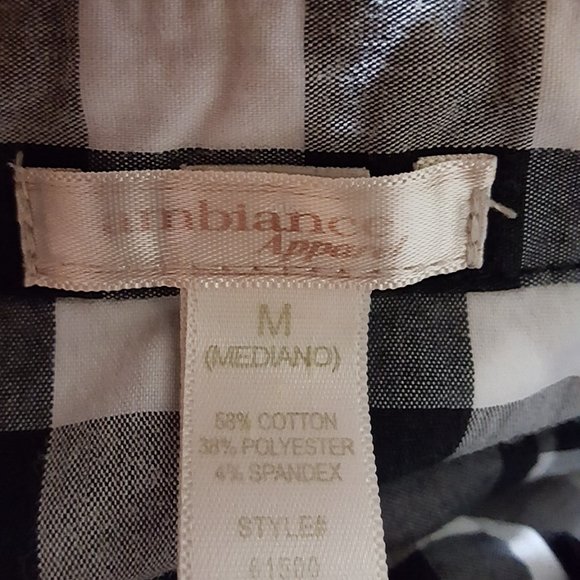 Ambiance Apparel Women´s Plaid Button Dow Shirt, Size M - Picture 9 of 15